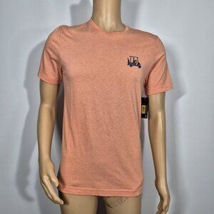 Travis Mathew Men's T-Shirt Size S Orange FallTee Golf Heather Melon (44)